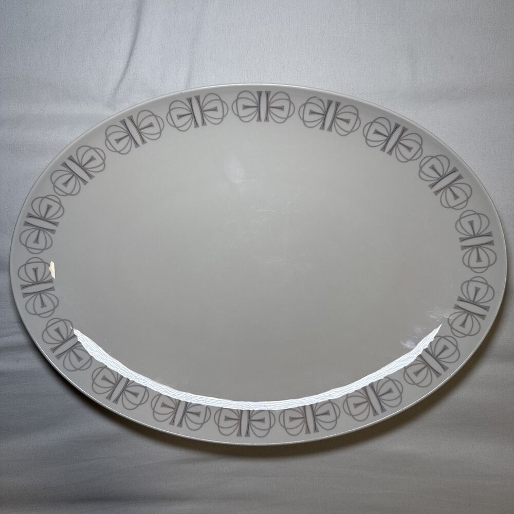 Vtg Franciscan Whitestone Ware Merry Go Round Serving Platter 13" MCM Japan EUC